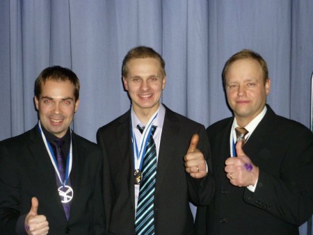 Marko Salminen, Joni-Pekka Rajala ja Pasi Erkkilä